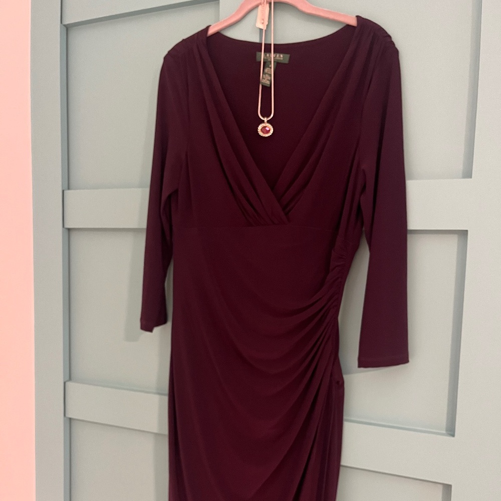 Maroon Ralph Lauren Dress